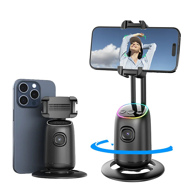 AI 360° Face Tracking Phone Stand