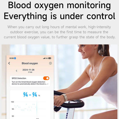 LIGE No Screen Smart Monitoring Watch