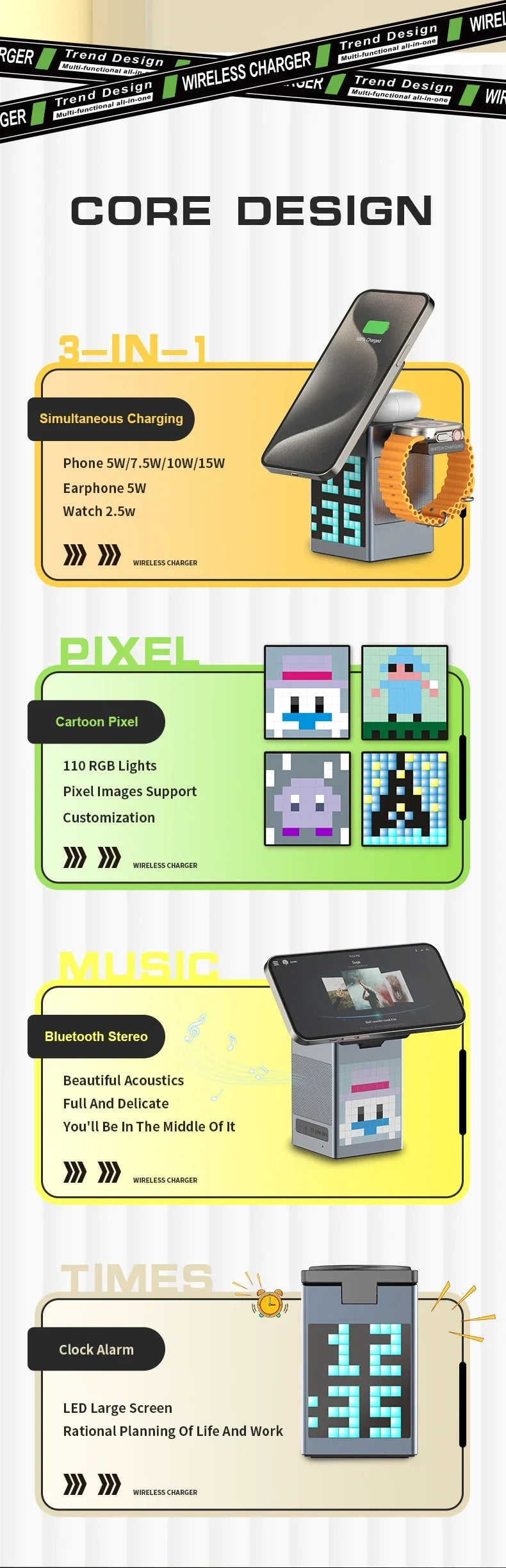 3 in 1 Charging Station