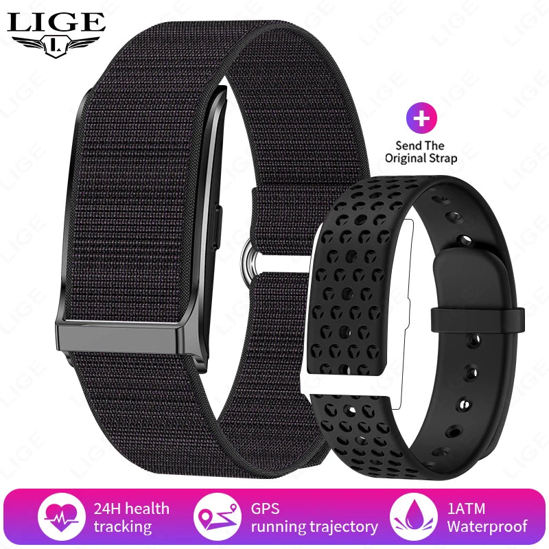LIGE No Screen Smart Monitoring Watch