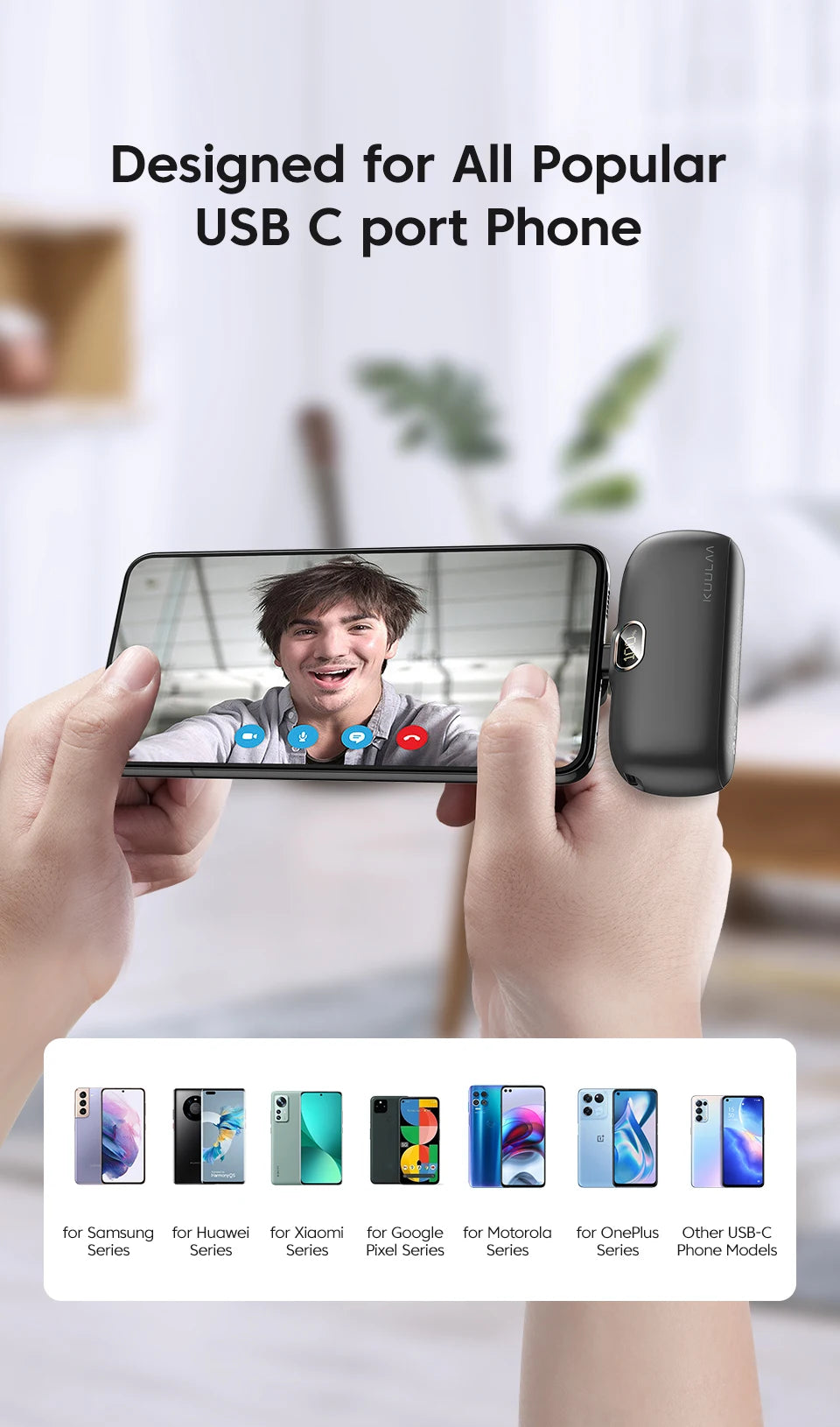 Mini Fast-Charging Power Bank