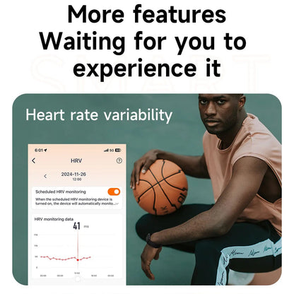 LIGE No Screen Smart Monitoring Watch
