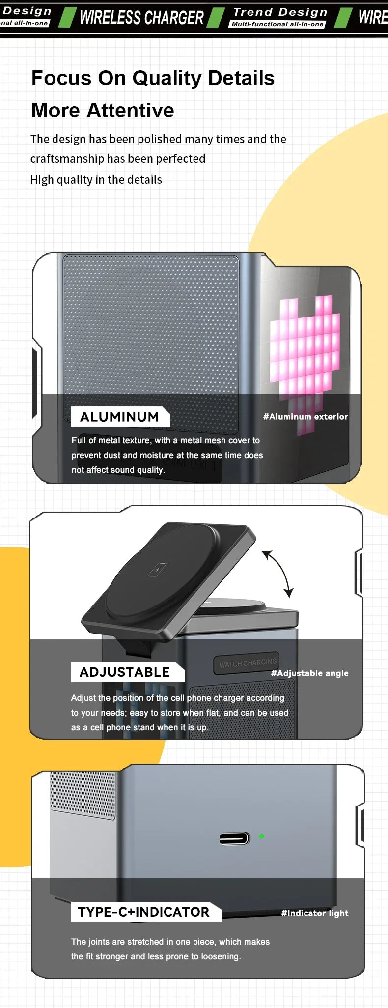 3 in 1 Charging Station