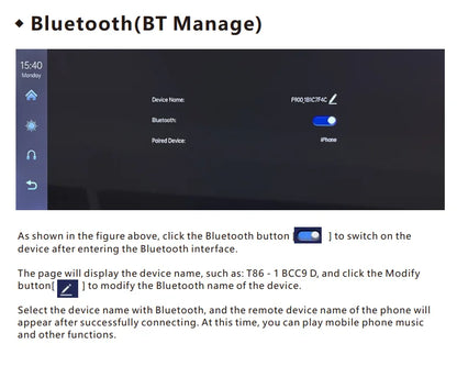 Carplay Screen for Car With Rearview Camera
