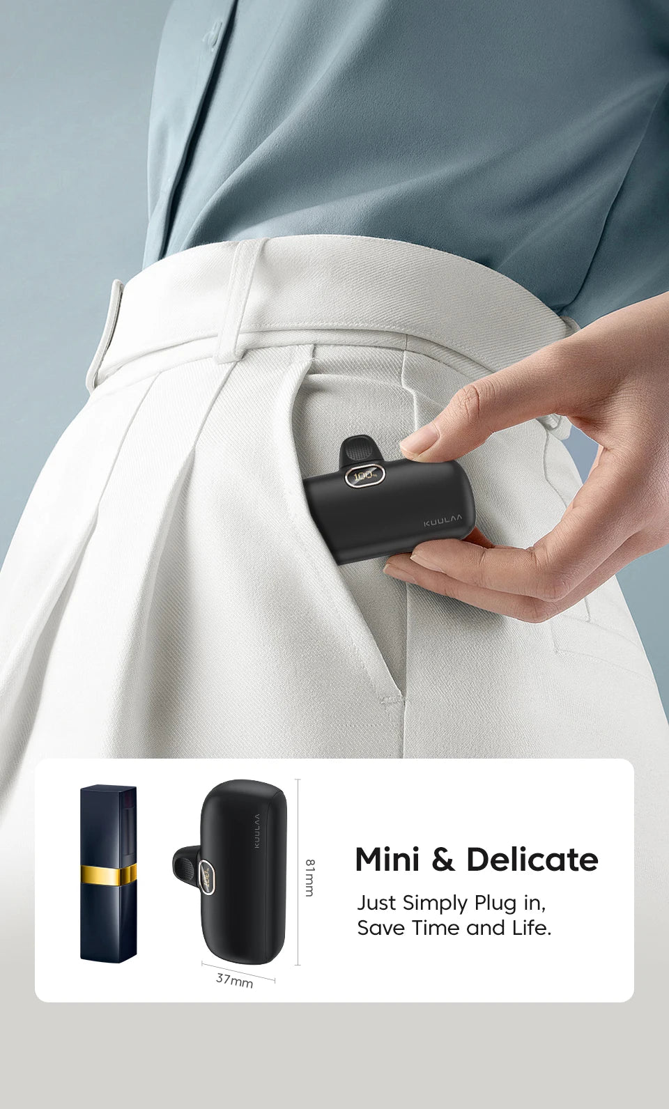 Mini Fast-Charging Power Bank